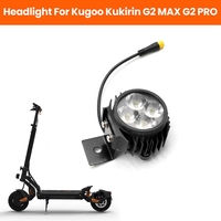 AA79 New For Kugoo Kukirin G2 MAX G2 PRO Headlight Electric Scooter Handlebar Lamp Head Front LED Light Replace Parts