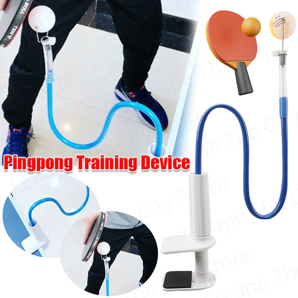 

Table Tennis Ball Trainer Pingpong Practice Device Robots Rapid Rebound Ping Pong Training Robot With Table Clamp For Exercise