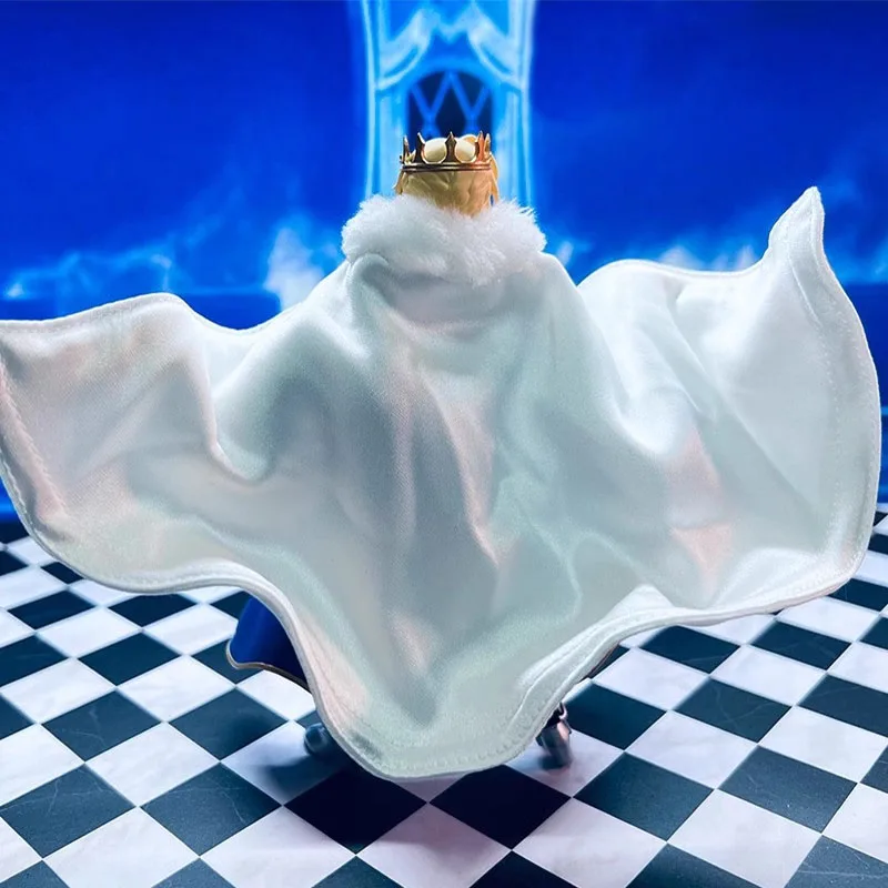 

In Stock 1/12 Scale Fashion Trend High Quality Can Do Modeling Pure White Fur Collar Cape Fit 6inch Action Figure Models