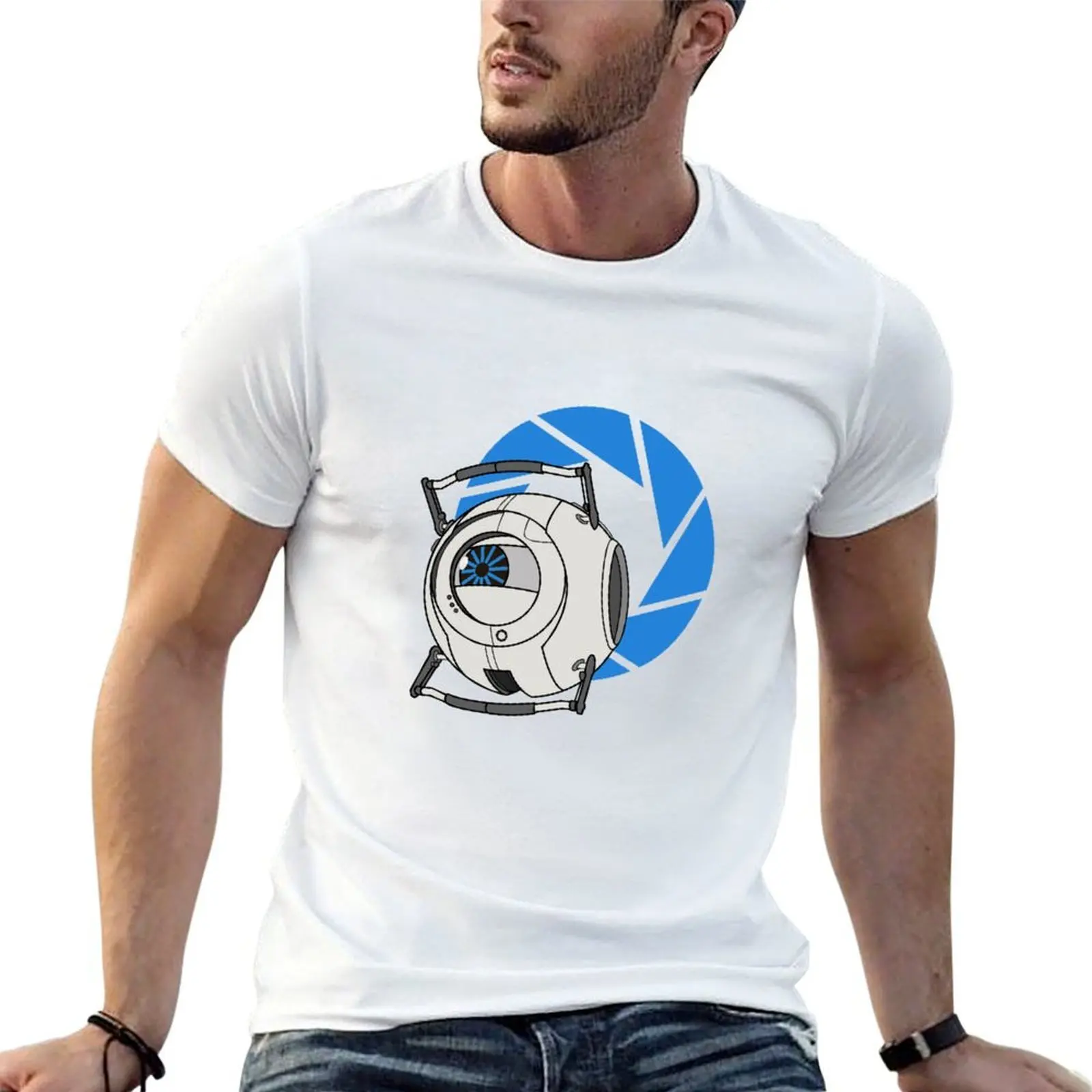 Wheatley! - Portal 2 T-Shirt Plus Size Lightweight Tee Shirt