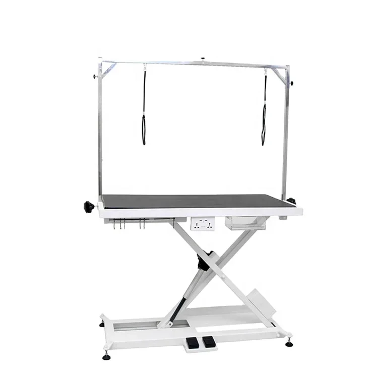 

YSFT-801 Ysenmed Medical Venterinary Grooming Table Animal electric grooming table X-style lifting bed pet vet grooming table