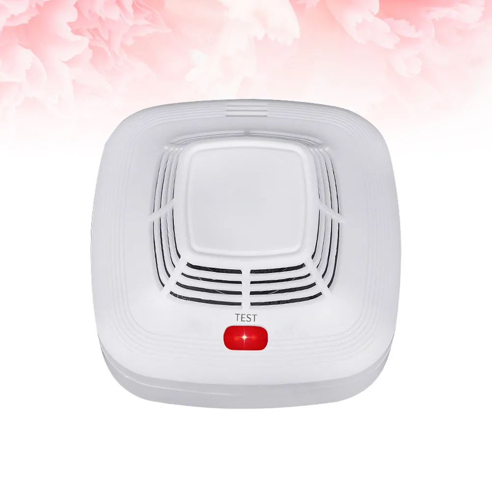 煙感知器-白色-独立型-高感度-安定した大音量-80db-テストボタン付き-アラームセンサー-家庭用セキュリティ-火災警報器