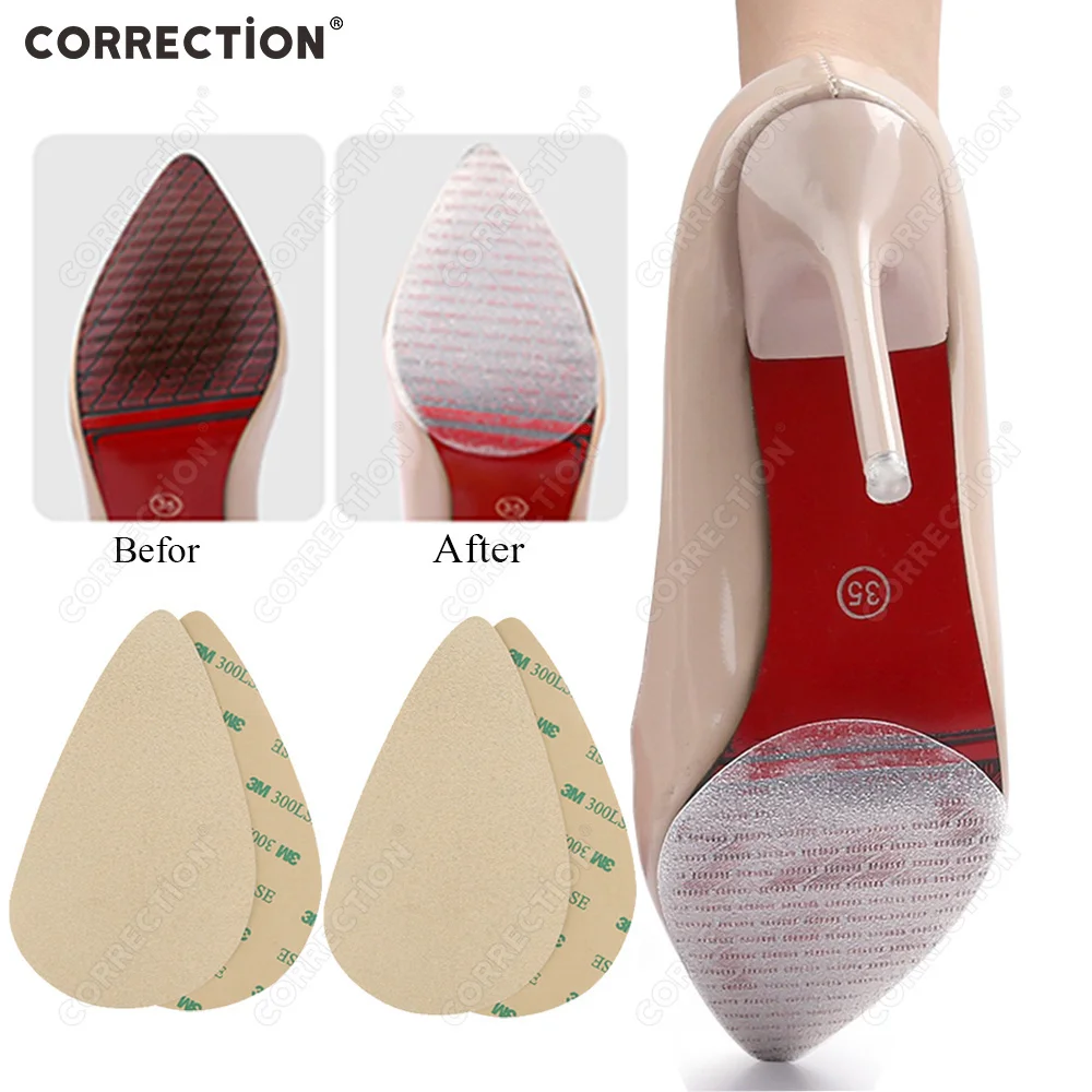 

Women’s High Viscosity Shoe Sole Protector Stickers Self Adhesive Waterproof Non Slip Wear Resistant for Designer High Heels