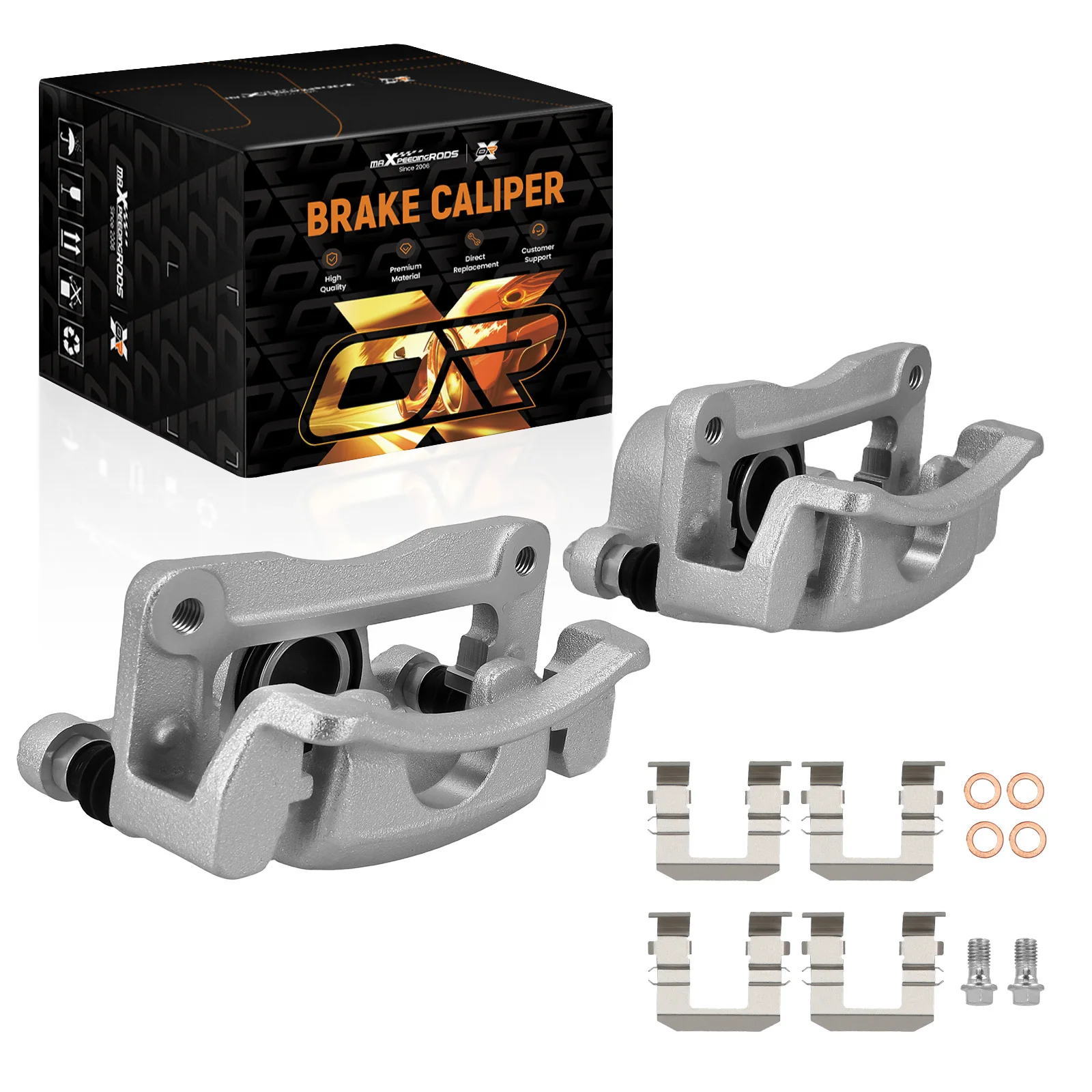 Rear Brake Caliper LH RH for GMC Terrain All Trim Levels 2010 - 2017 18-B5040 18-B5041 Disc Brake Calipers Set New