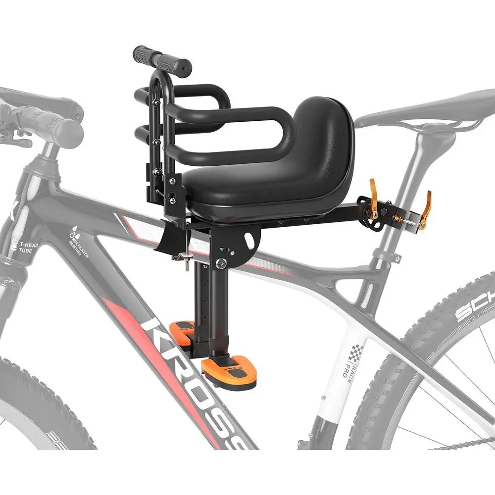 

Child Bike Seat with Guardrail, Cushioned High Backrest for 1-3 Year Olds, Suitable for Mountain Bikes