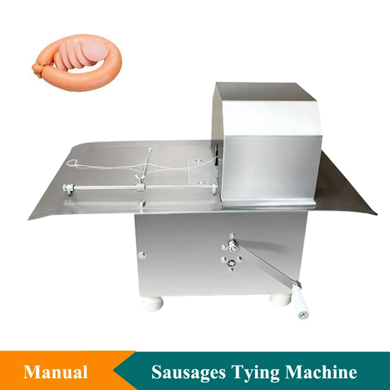 

0-42mm Stainless Steel Manual Sausage Knotting Machine Small Table Top Sausage Twisting Binding Machine Sausage Tying Machine