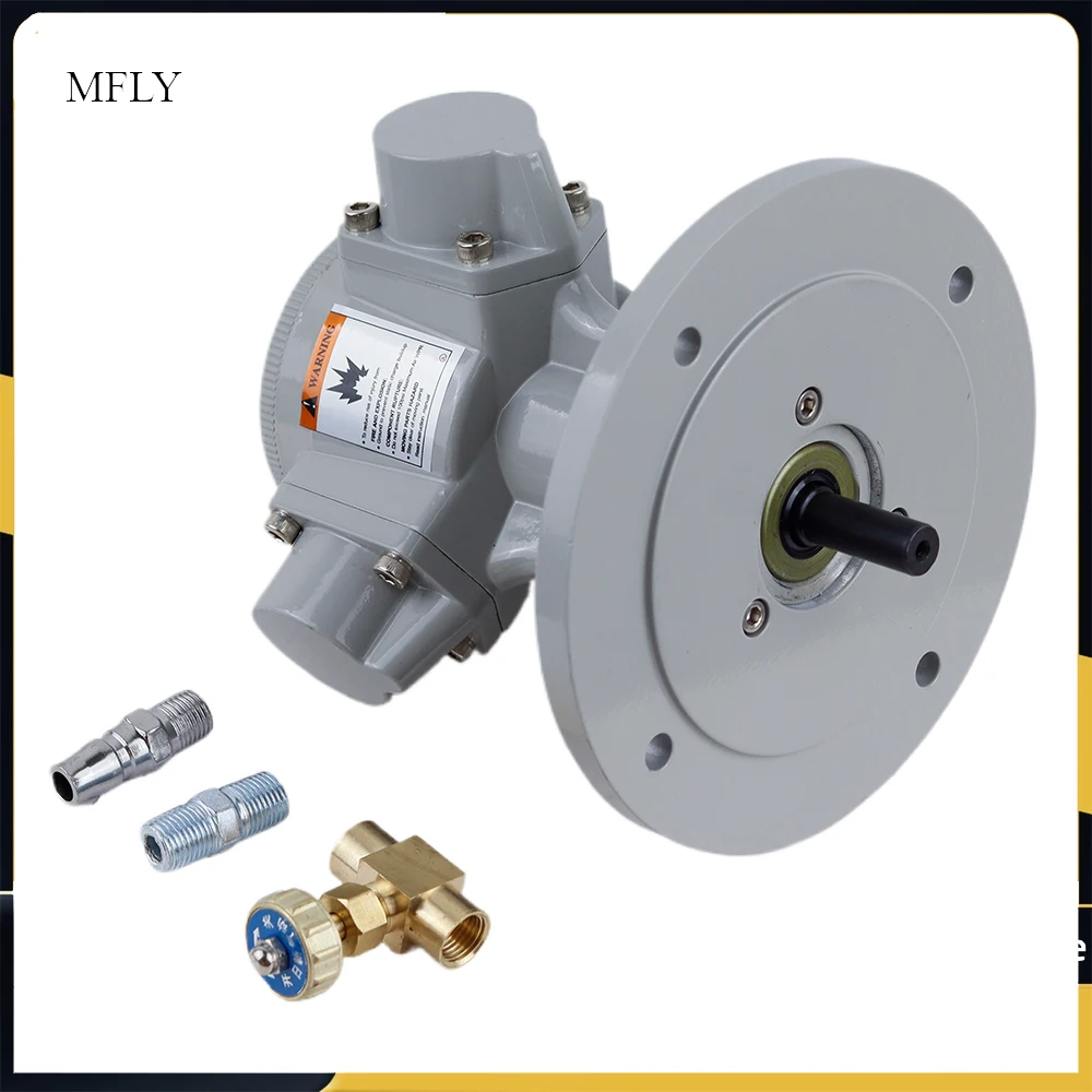 XS-HS015 1/6  piston pneumatic pneumatic motor with high torque at low speed high power adjustable speed reducer1200 R.P.M/min