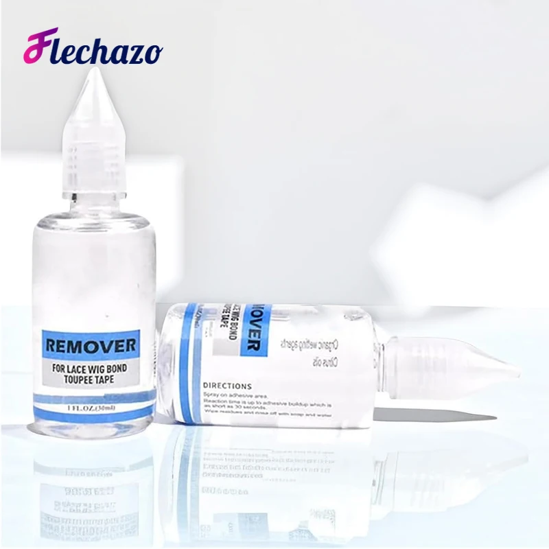 Kleberentferner für Spitzenperücken, 5 Flaschen, personalisiertes Logo, Tape-In-Haarverlängerungsentferner, 30 ml, 1 Unze, Lösungsmittel für Kleberückstände – Detail 2