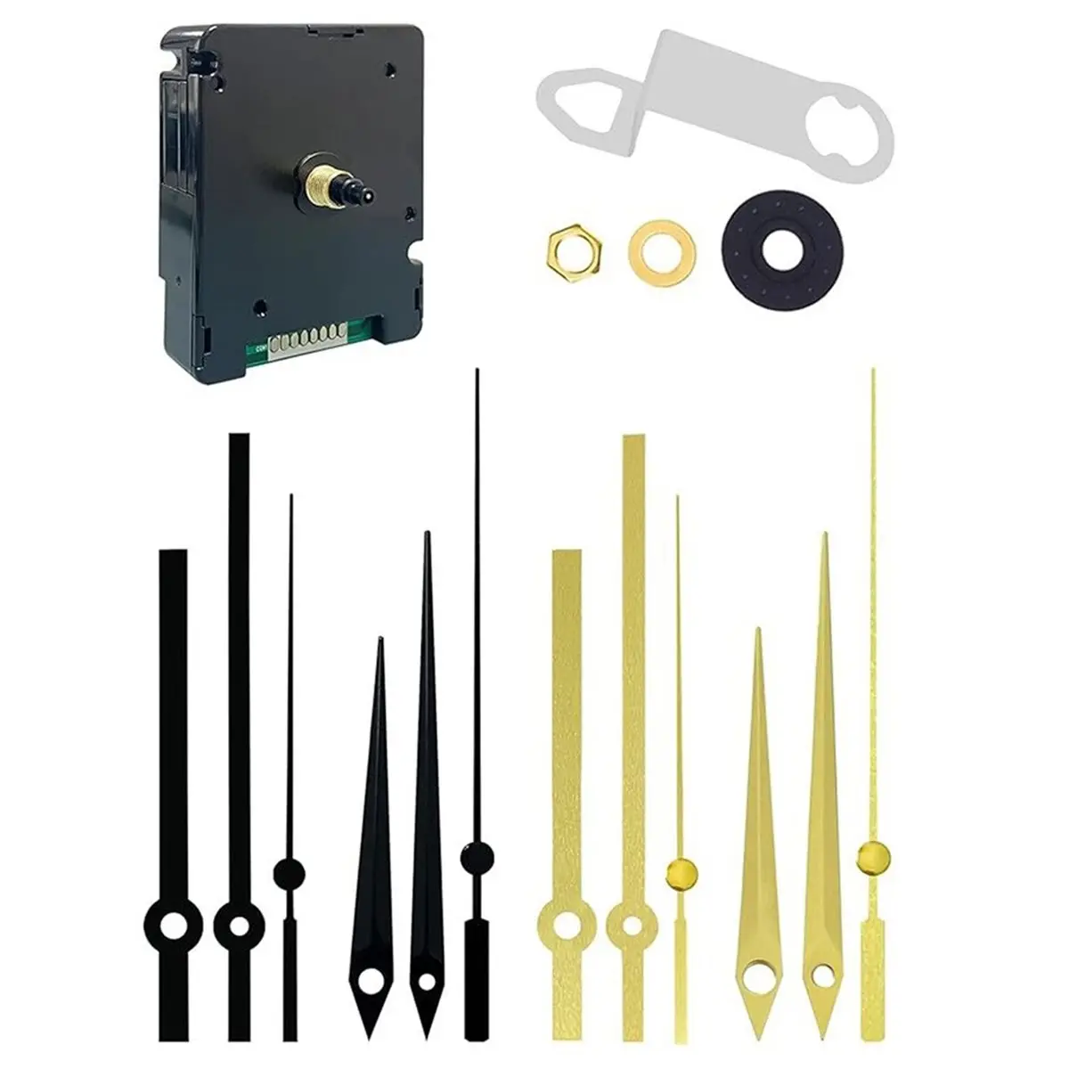 A14G German DCF Scanning Radio-Controlled Clock Movement Automatic Time Adjustment Silent Radio-Controlled Movement DIY