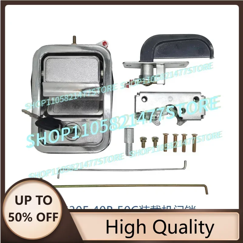 block accessories handle lock body with screws for   loader lock accessories 50C 30E 40B