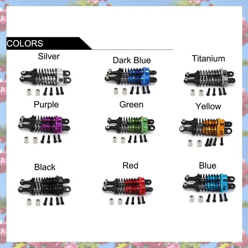 L81A 2025-2 個オイル調整可能な 65 ミリメートルショックアブソーバーダンパー Rc カー 1/18 Wltoys A959 A969 A979 K929 Hpi Hsp Traxxas Losi タミヤ