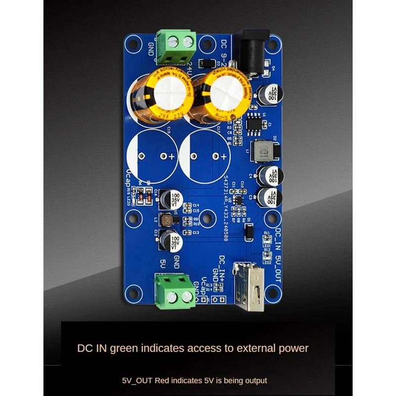 Super Capacitor UPS Power Module For Raspberry Pi UPS Power Supply Module Supports Charging And Discharging