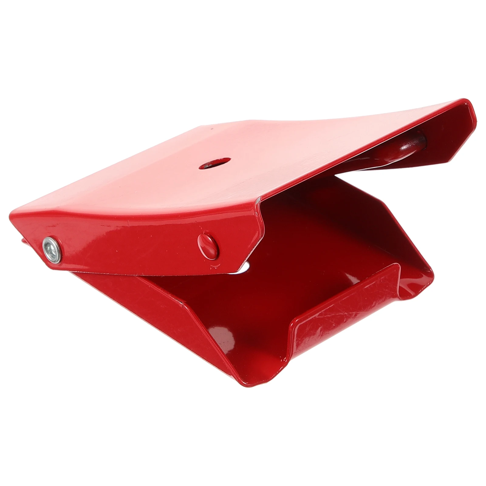 

Durable Steel Wheel Chock Heavy Duty Rv Stabilizer Portable Red Leveling Block For Car Motorcycle Trailer