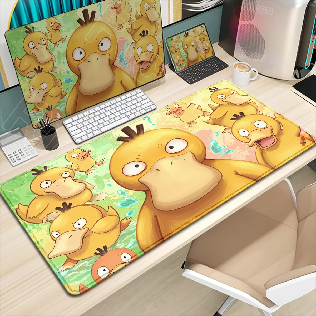 novo-engracado-psyduck-mouse-pad-grande-gamer-xxl-teclado-p-pokemon-mesa-mouse-tapete-de-borracha-antiderrapante-hd-portatil-jogos-pc-anime-mousepad