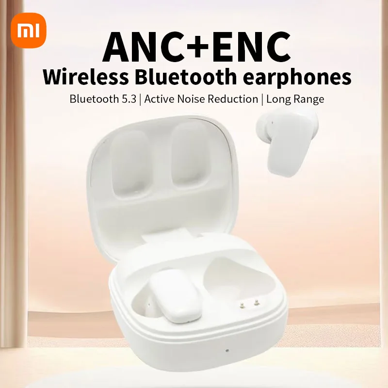 

XIAOMI T73 ANC Bluetooth 5.3 Earphones Active Noise Cancelling Wireless In Ear Headphones With Mic For Android iOS