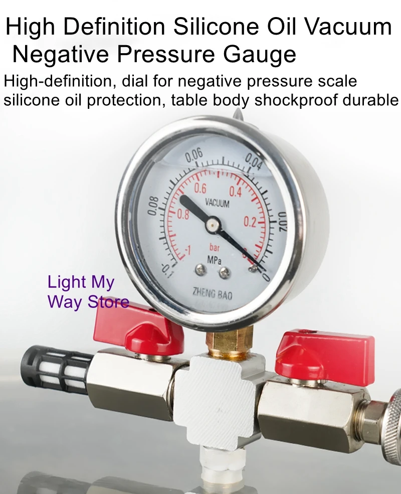 

Industrial drops of silica gel defoaming vacuum pump mold turning machine epoxy resin experimental equipment