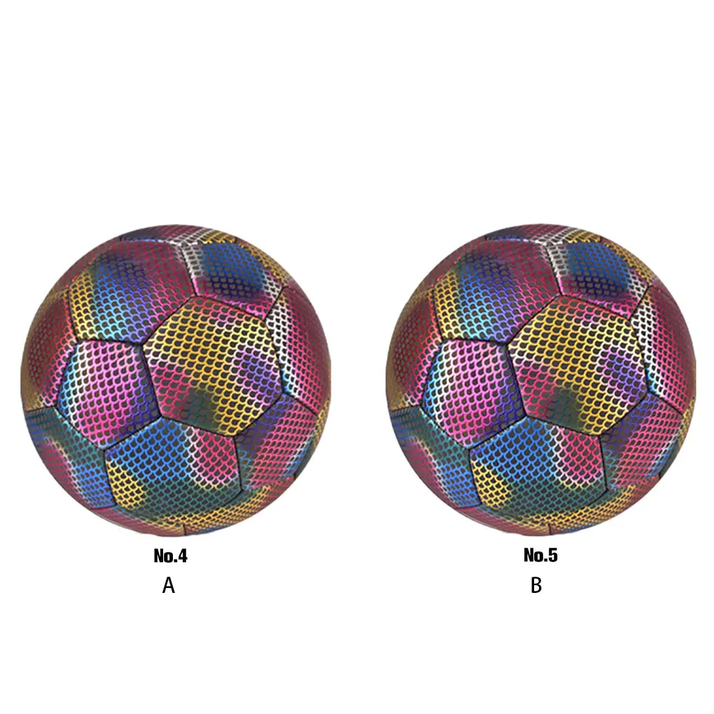 

Wide Application EN Football For All Soccer Enthusiasts Luminous Football Training Training Football Hexagonal water drop Size 4