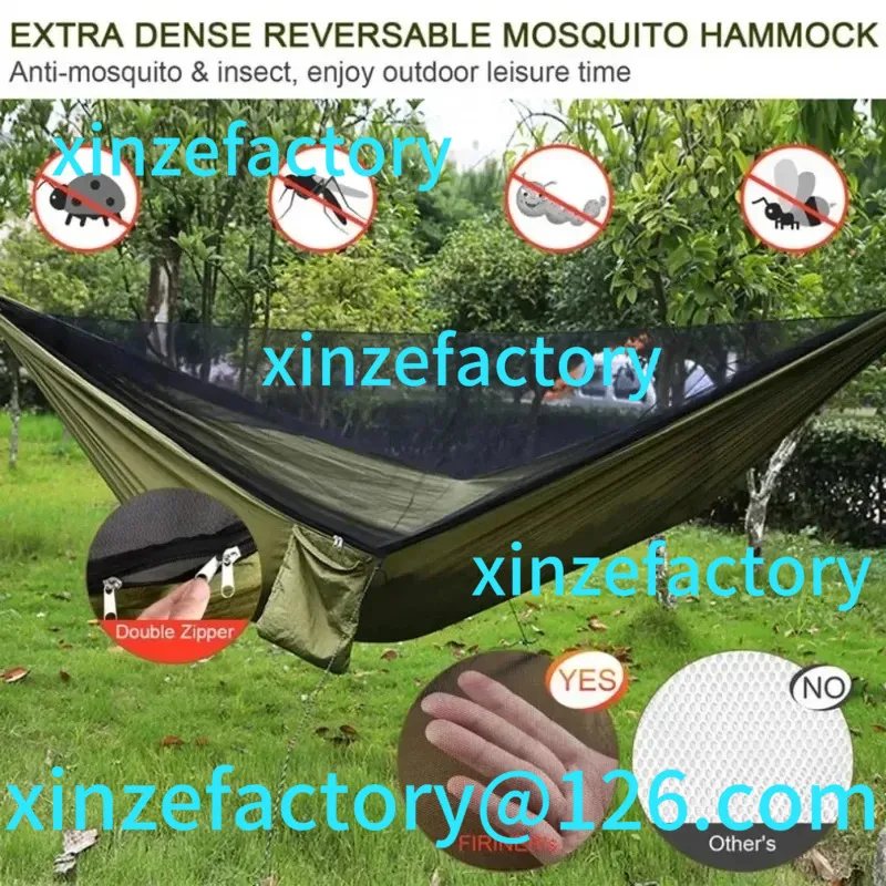 

Customizable Lightweight Parachute Fabric Outdoor Hammock