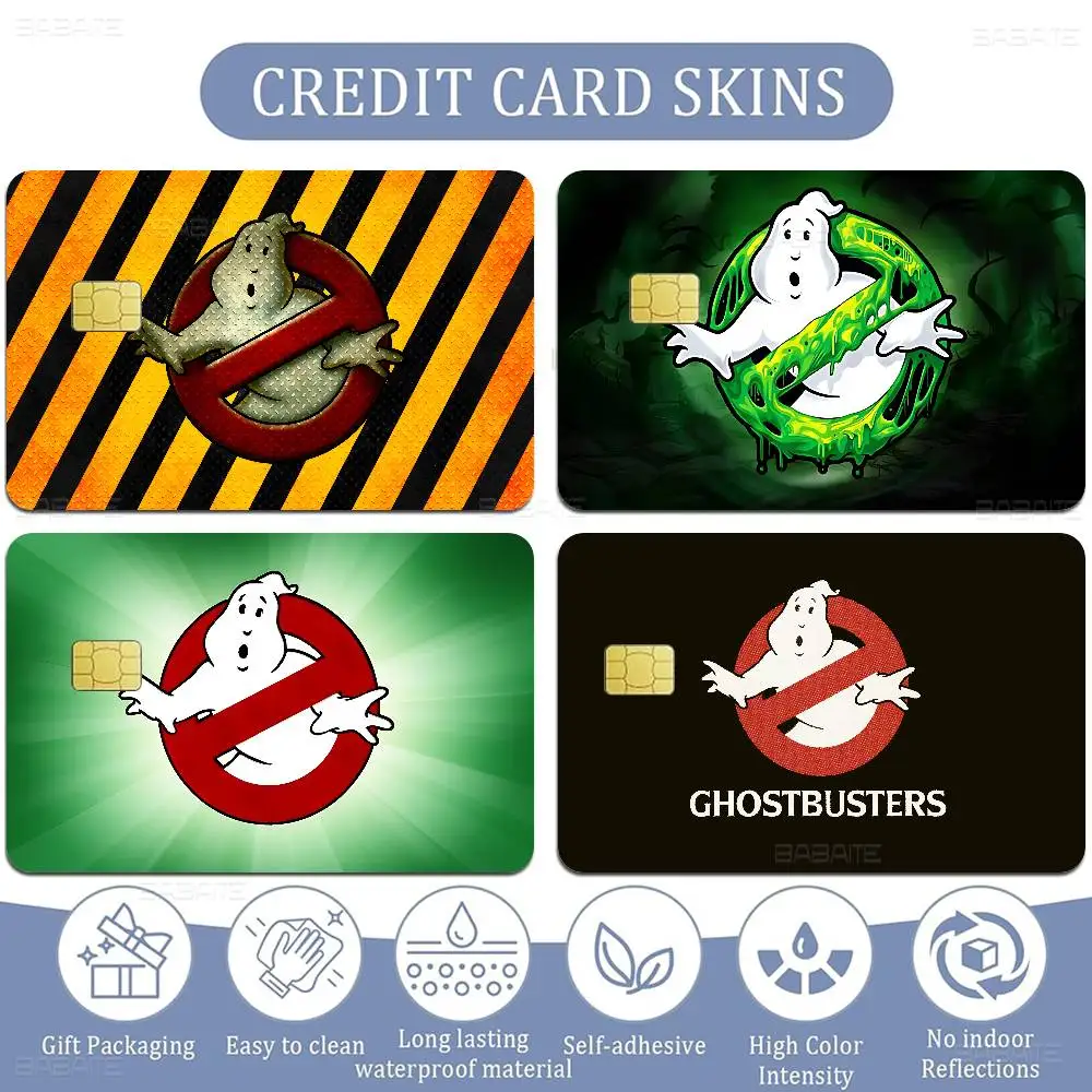 Movie G-Ghostbusters Anime Young Creidt Card Debit Card Sticker Film Case Front Tape for Small Big Chip No Chip