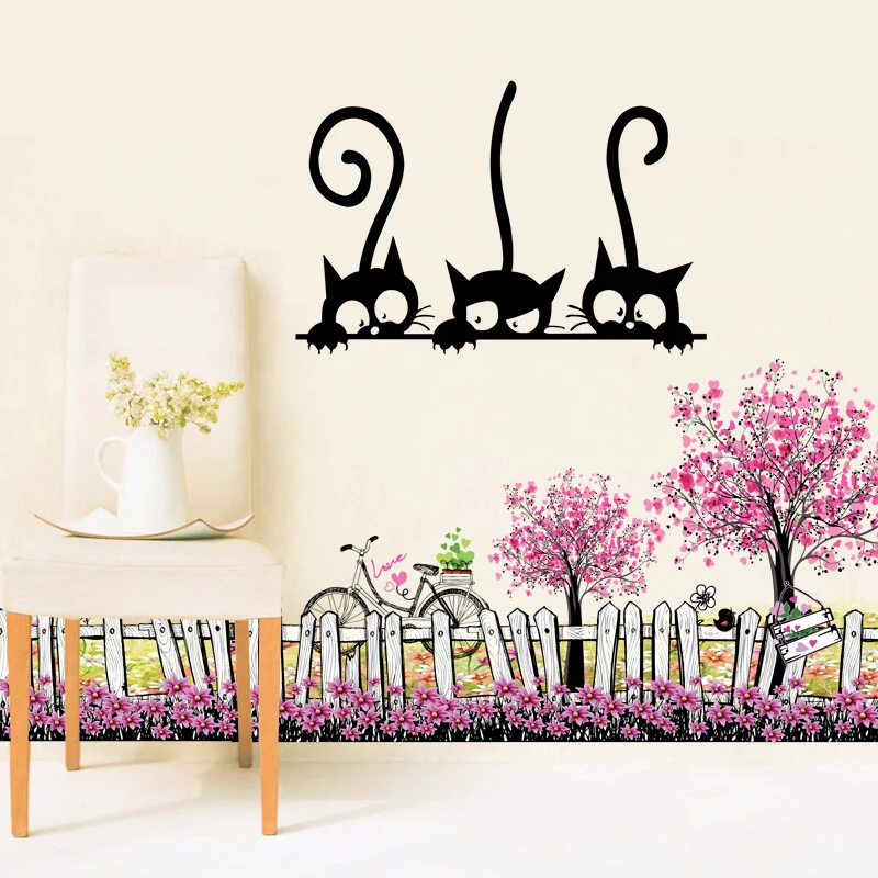 Removable Wall Sticker Playful Whimsical Home Decor Unique Fun And Interactive Animal Wall Sticker Decoration Adorable Funny