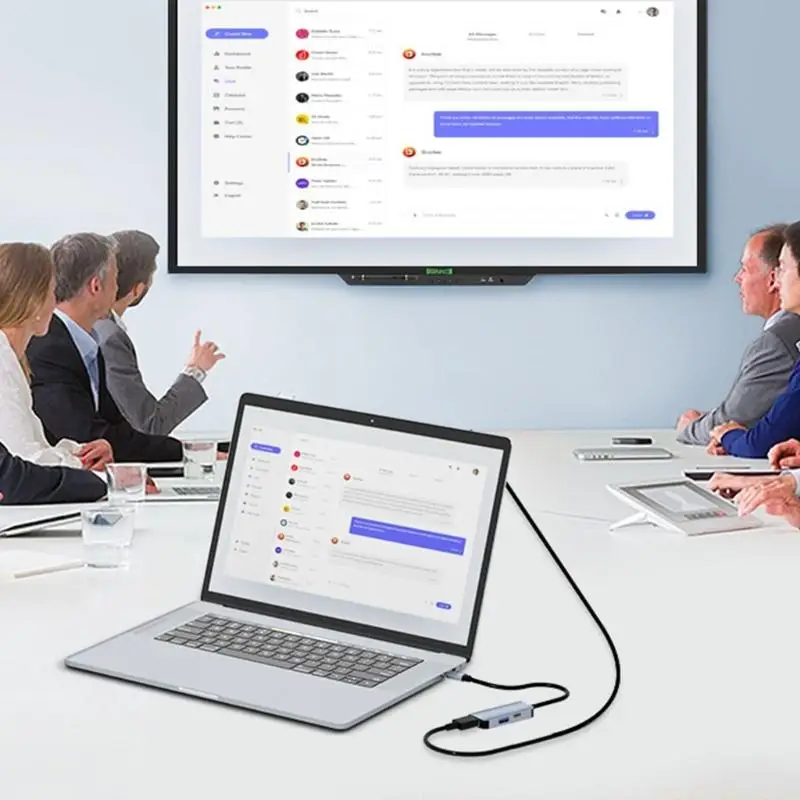 

Портативная док-станция USB C для HDTV USB3.0 PD100W для путешествий и офисного использования