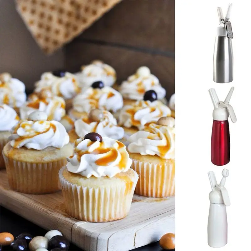 Cream Dispensers Cream Canister Cream Whippers Durable Leak-Free Aluminum Alloy Material for DIY Cappuccino Latte Coffee