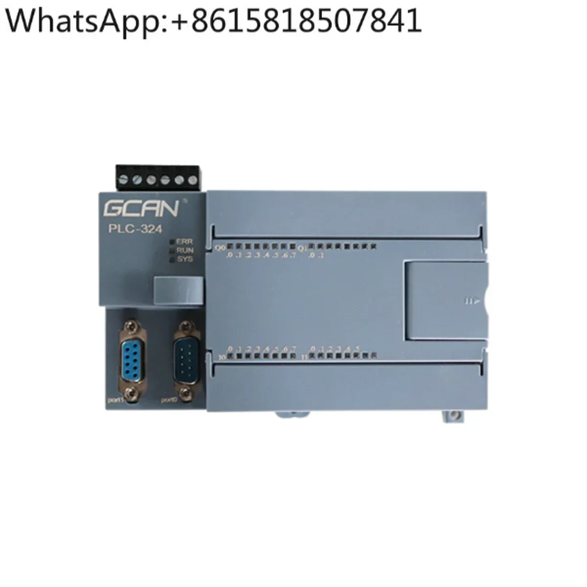 12-In-12-Out Transistor Output AI AO 0-20mA 0-10V RS485 Programmable Logic Controller for Human-Machine Interface