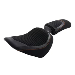 Motorcycle Driver Passenger Seat For Harley Street Bob FXBB Softail Standard FXST 2018-2024