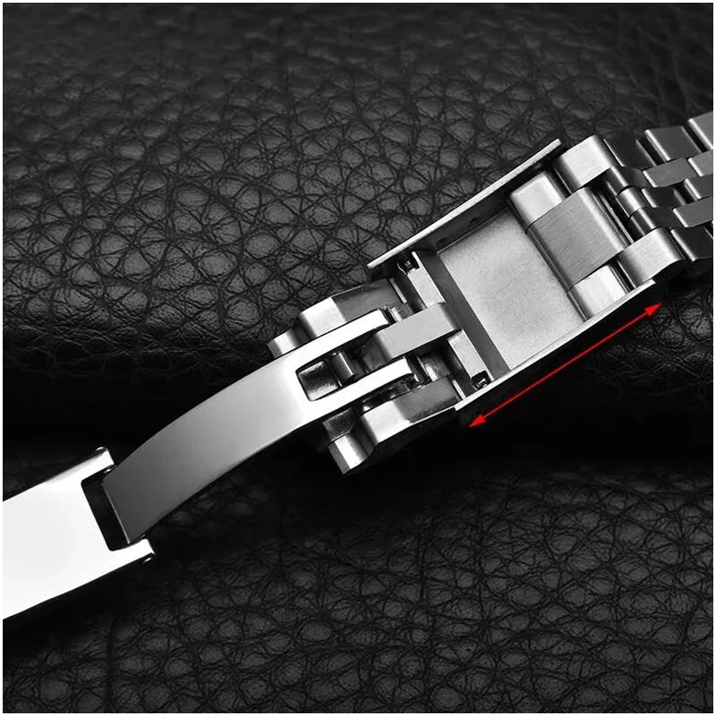316L Jubilee-Uhrenarmband für Rolex Sub GMT Yacht Daytona 20mm Armband Luxus-Mod-Teile Ersatz-Zubehör Oyster-Fit – Detail 5