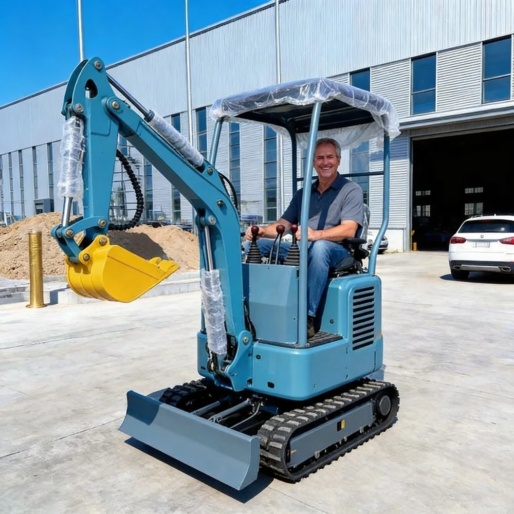 

1.0Ton Mini Excavator EPA Euro 5 1.2Ton Construction 1.5Ton Yanmar Engine Hydraulic Crawler Excavators
