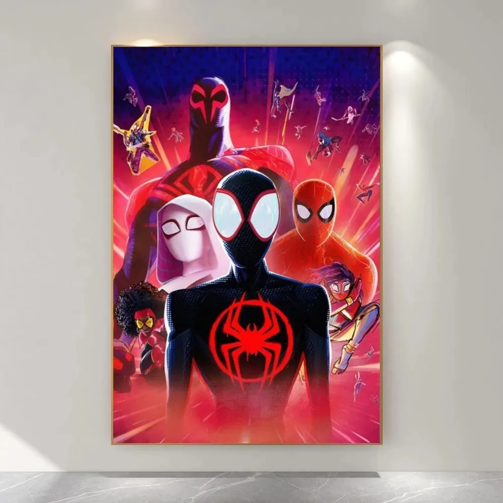 The Avengers Miles Morales Spiderman Movie Canvas Painting Print Home Bedroom Entrance Bar Restaurant Cafe Art Painting Decor