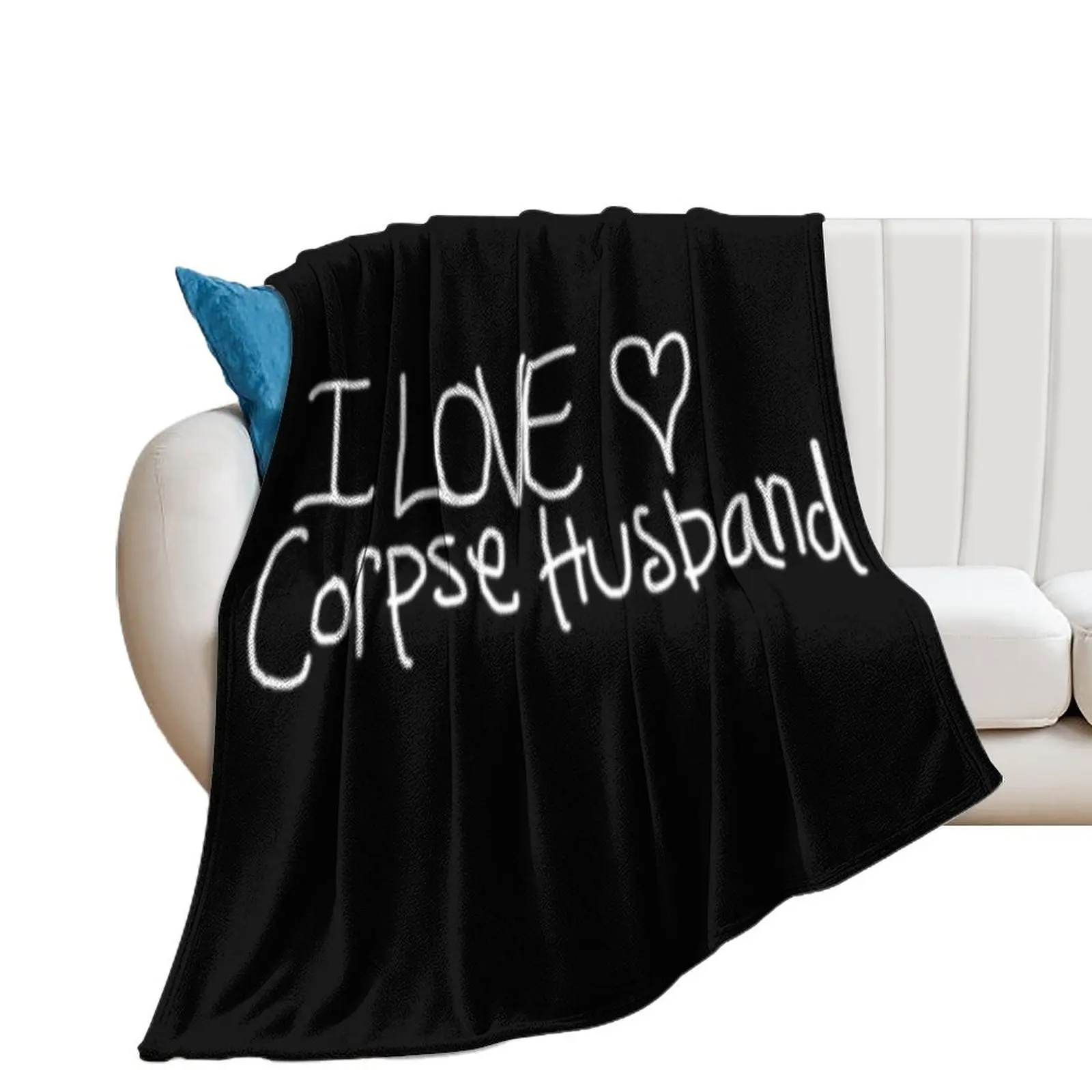 

I love Corpse Husband Throw Blanket cosplay anime Hairys Blankets Sofas Of Decoration Blankets