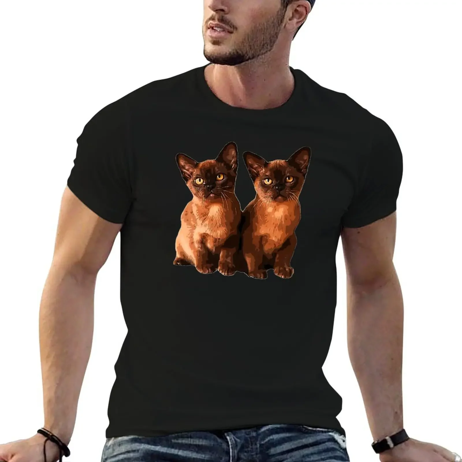 

Burmese Cat Cute Kittens T-Shirt shirts graphic tee valentines clothes cheap stuff man t shirt funny t shirts for men