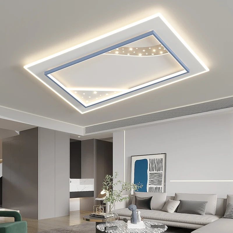 Modern LED Ceiling Lamp for Living Dining Room Bedroom Hall Ultra Thin Chandelier Indoor Home Decoration Lighting Fixture Luster