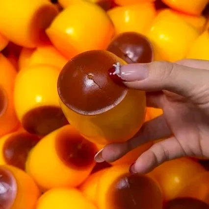 Pudding Stress Ball Squishy Food-shaped Pudding Squeeze Ball Fidget Toys ASMR Sensory Stress Relief Toys for Kids & Adults Gift