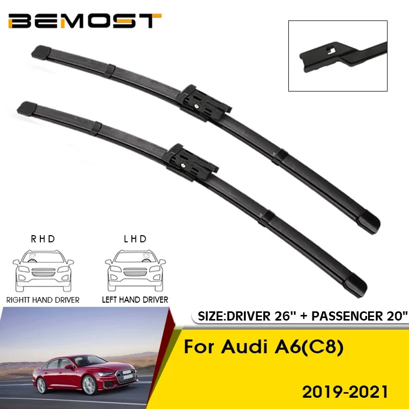 Car Wiper Blades For Audi A6(C8) 2019-2021 Windshield Windscreen Front Window Blades 26