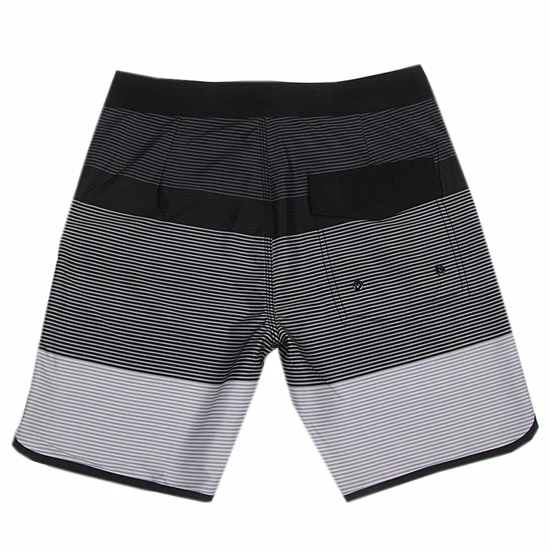 4-way Elastic Waterproof Beach Pants Men Skateboard Sports Surfing Shorts Stripe Plaid Pure Color Camouflage Flower Polka Dot