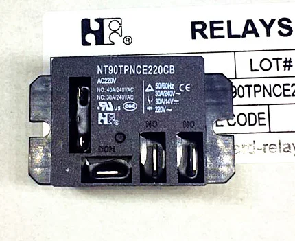 1szt Przekaźnik mocy NT90TPNCE220CB NT90TPNCE220 NT90TPNCE12CB NT90TPNCE24CB 12V 24V 220V AC220V Sprężarka klimatyzacji 40A