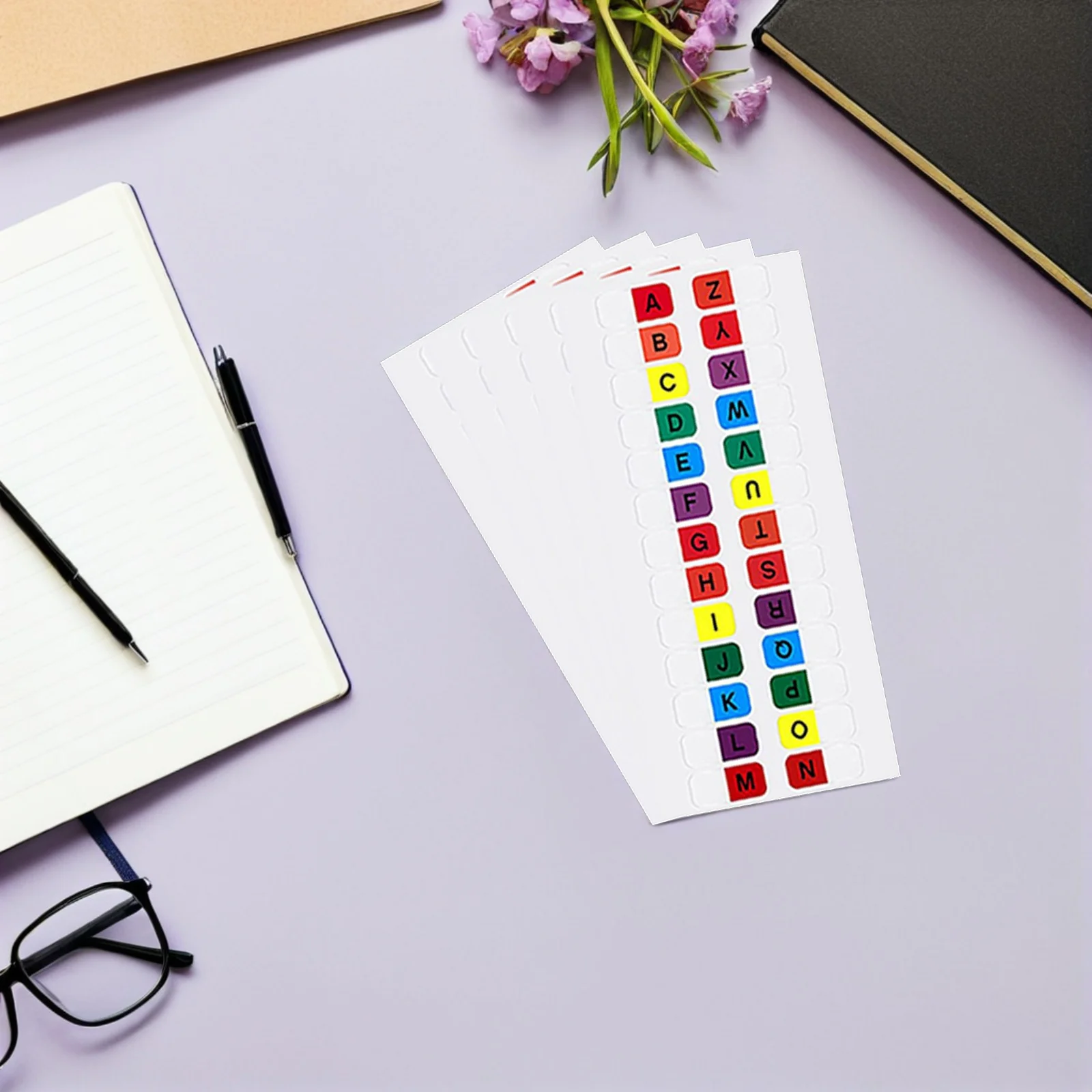 10 Sheets Plastic Page Markers Transparent Sticky Tabs for Notebooks Index Labels Book Flags Reading Tabs Study Office