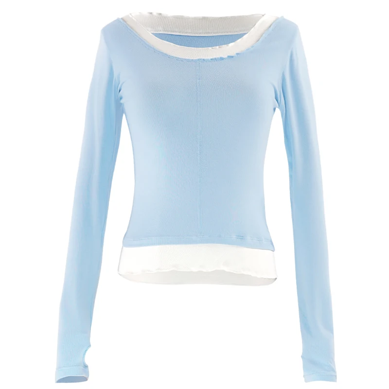 Women's Long Sleeve Dance Top, Chinese Classical Ballet Practice Wear, Elegant Performance Gymnastic Clothing for Women