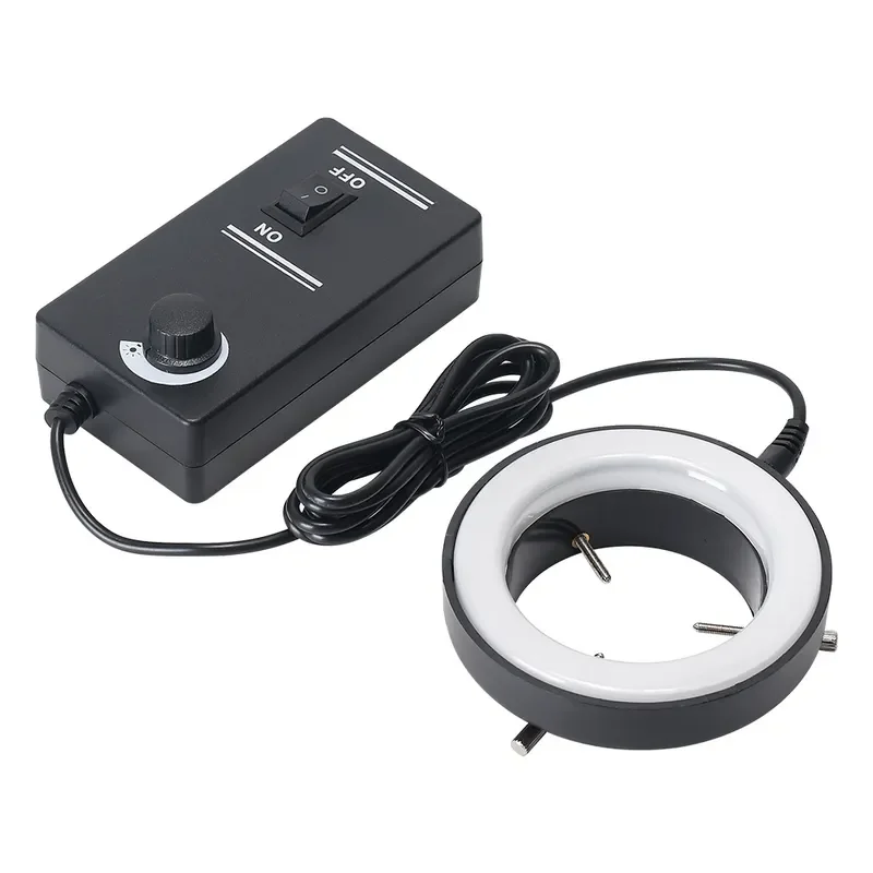 for Industrial Camera 20 LED Ring Light Matte White 62mm ID Adjustable Brightness Anti Reflective High Definition Machine