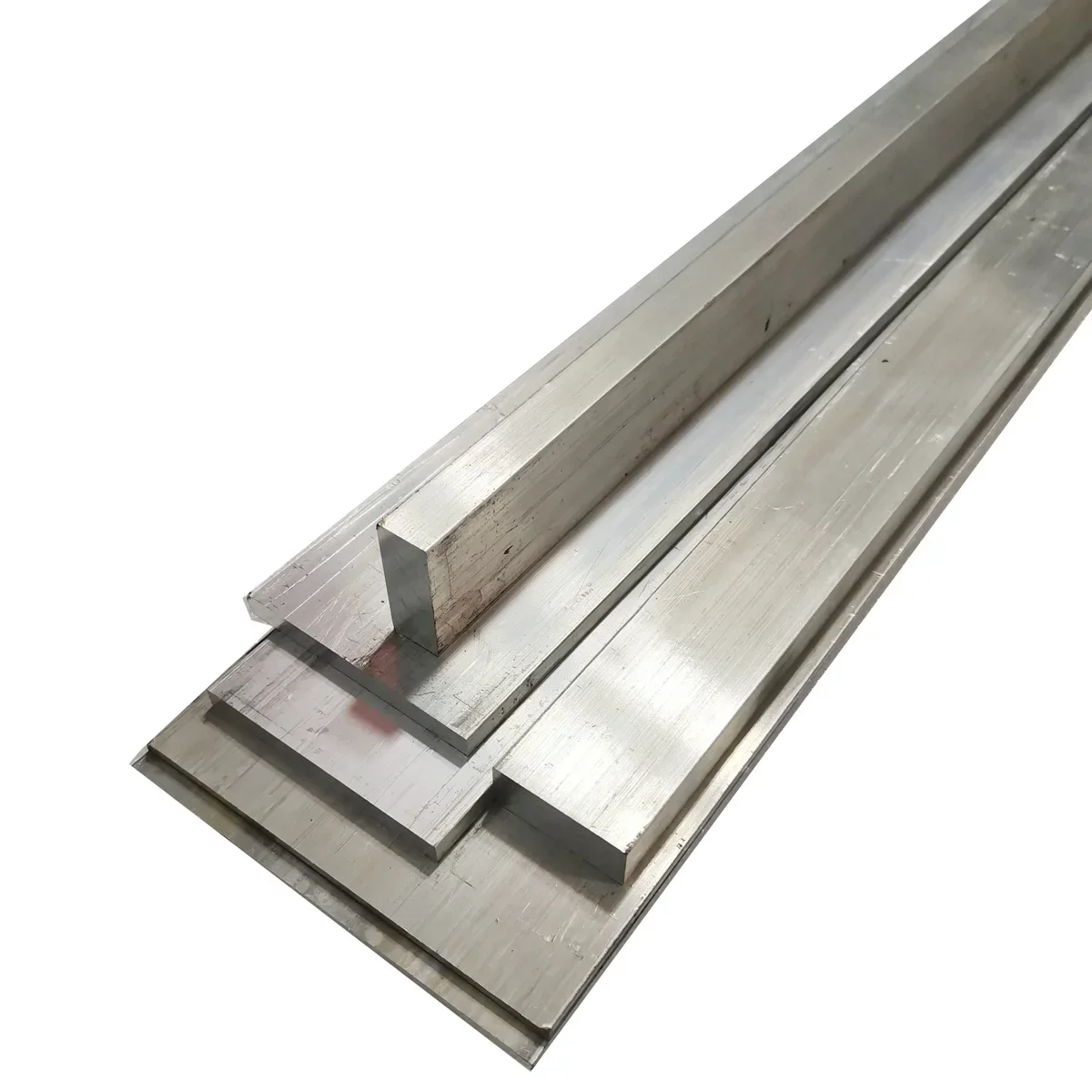 6061 Aluminum Alloy Flat Bar Plate CNC Metal Sheet Thick/3mm 5mm 6mm 8mm 10mm 12mm 15mm Length/100mm  200mm 240mm 300mm 490mm