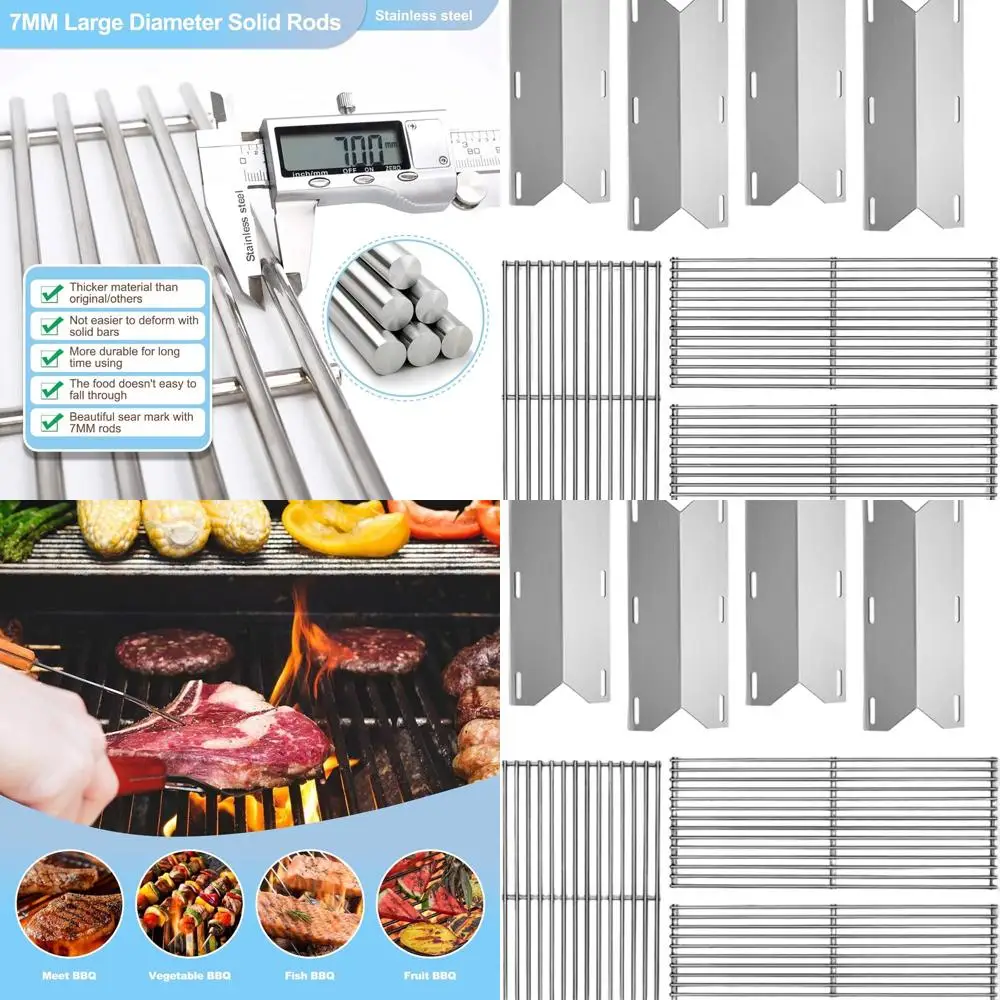 

Heat Plate and Cooking Grid Replacement for Grills, Fits Models 720-0337, 720-0336, 730-0339, 720-0511, 720-0586