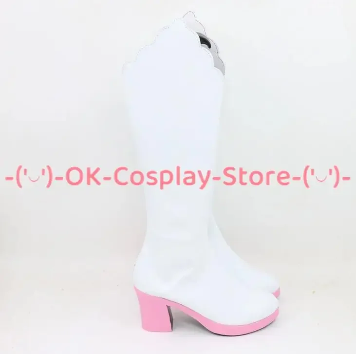 Kirary Kira Cosplay Shoes Anime KiraKira Pretty Cure A La Mode Cosplay PU Leather Shoes Halloween Party Boots Prop Custom Made