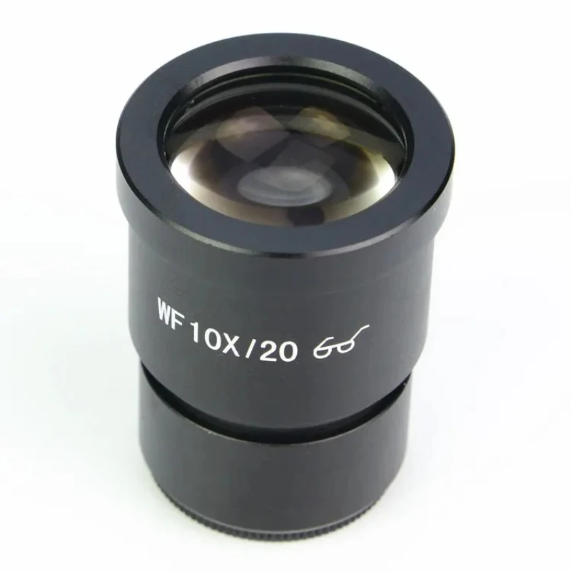1PCS Wide Field Angle Microscope Eyepiece Lens WF10X/20 30mm Mounting Interface Eyepiece Stereo Microscope Accessory