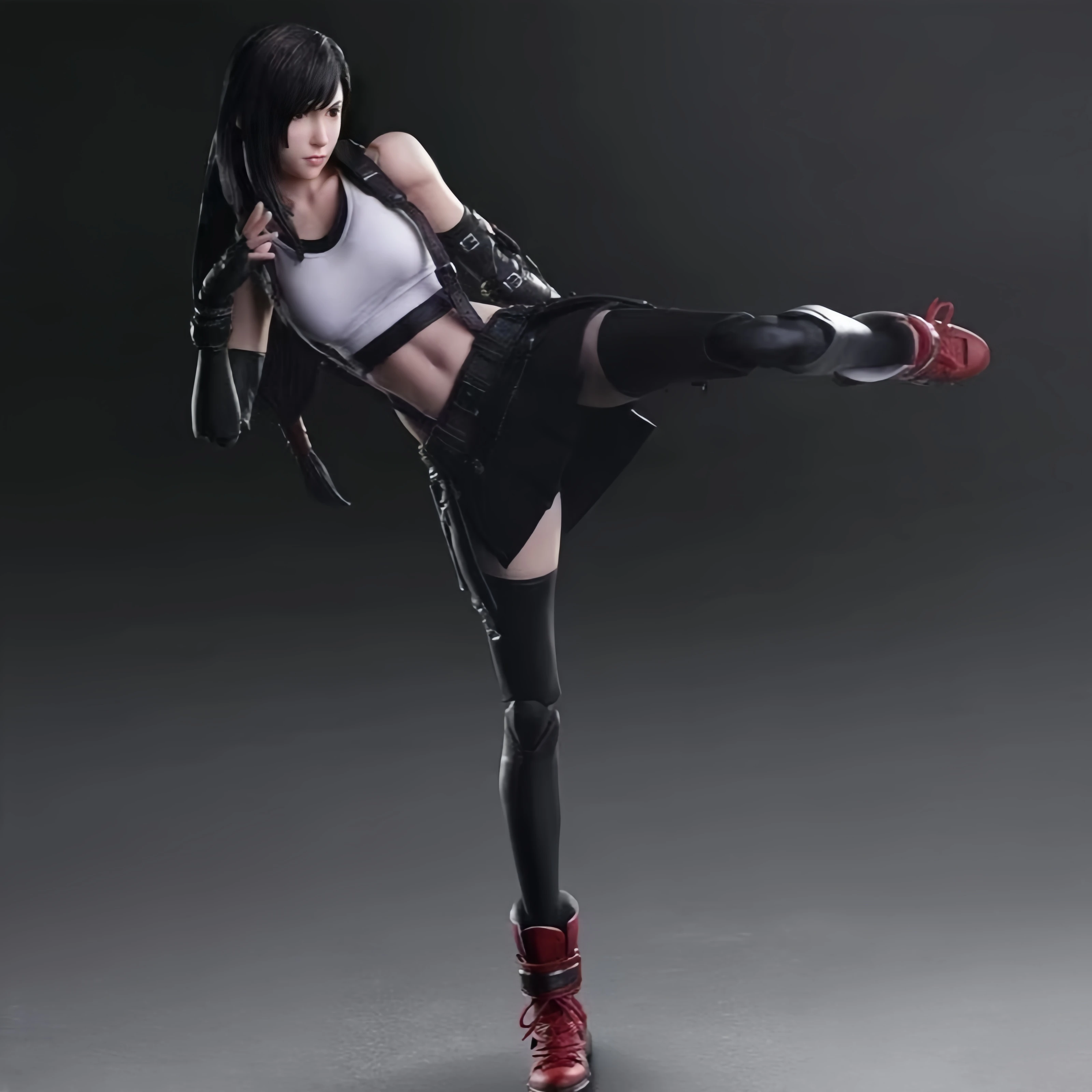 100%Original Square Enix Play Arts Pa Tifa Lockhart Final Fantasy Vii Remake Action Figures Active Joint Model Collection Gift