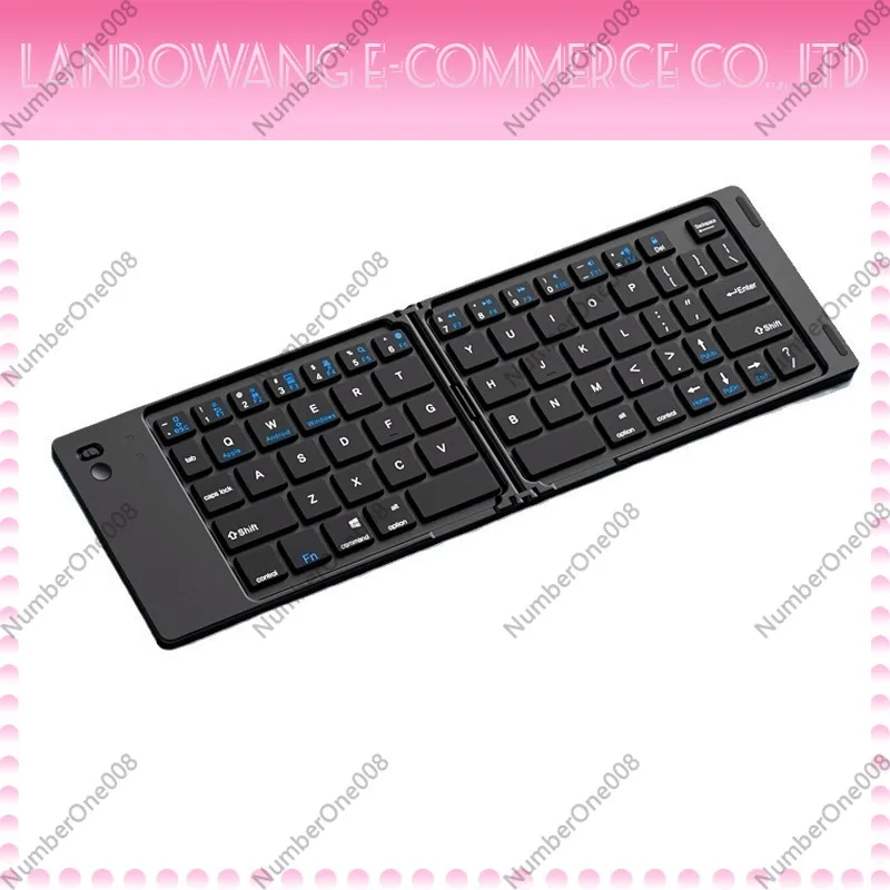 Tri-fold Bluetooth Keyboard Mouse Touchpad Set for iPad Mac Windows Android Tablet