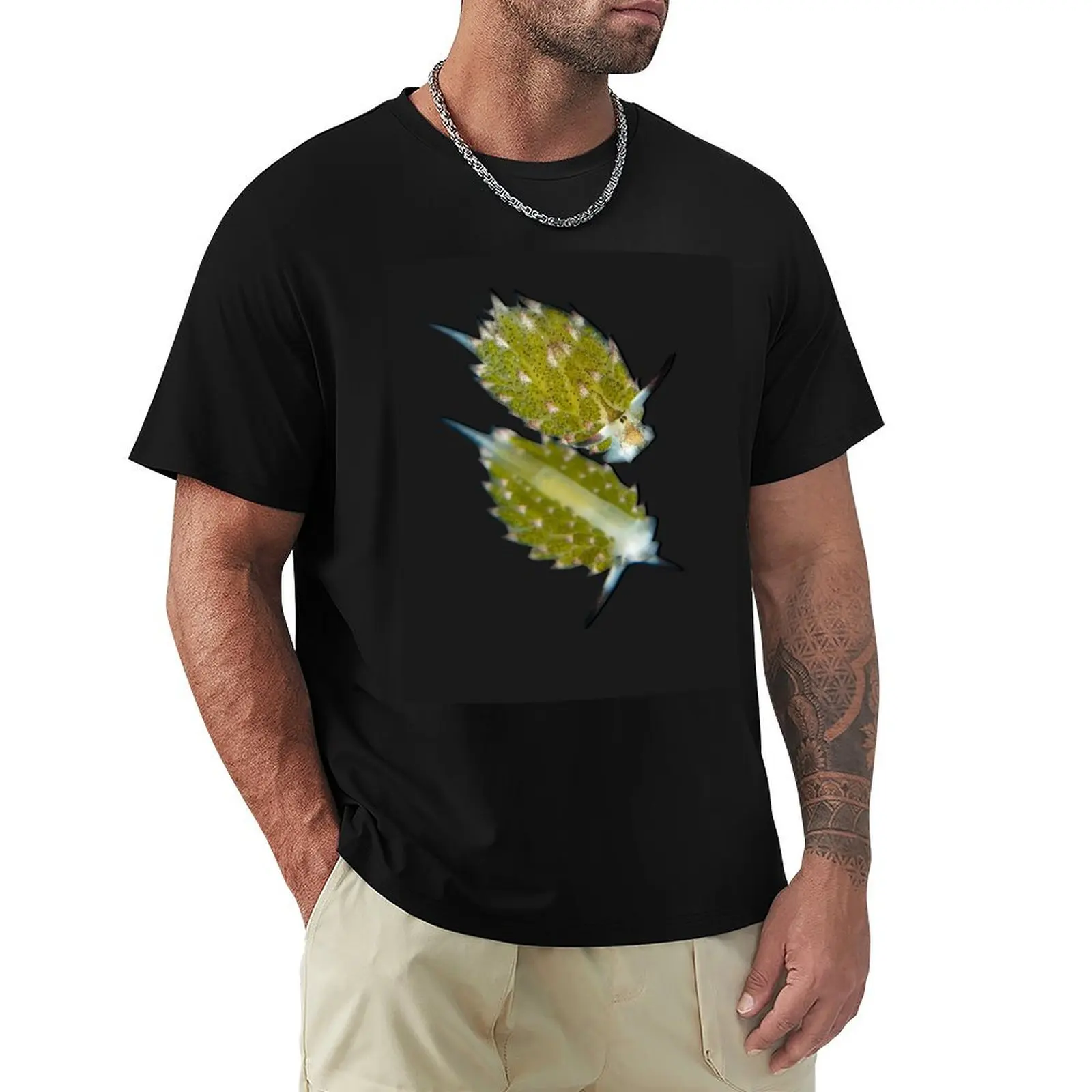 Kawaii SeaBunny (Nudibranch) - Green Twins T-Shirt Functional Casual Short Sleeve Tee