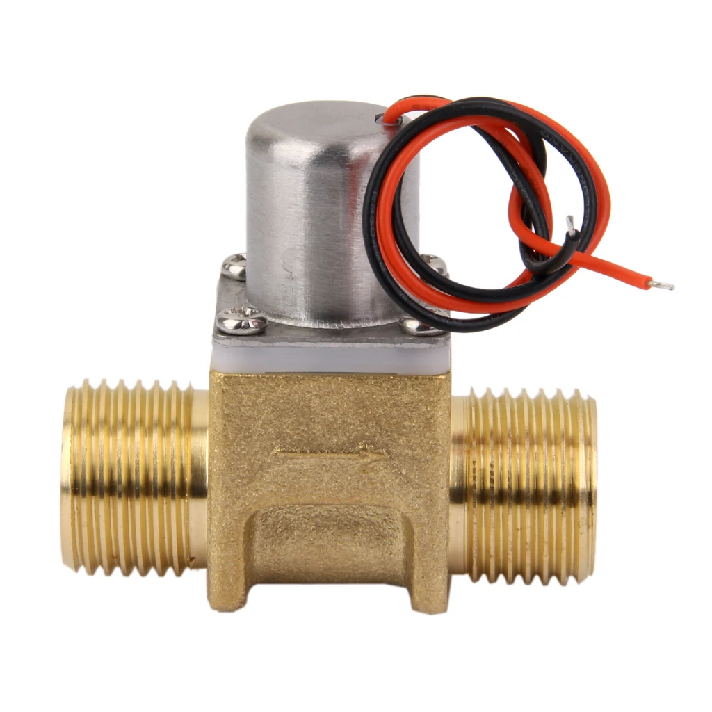 

Brass 20mm Male Thread Electric Solenoid Water Valve 3.6V DC