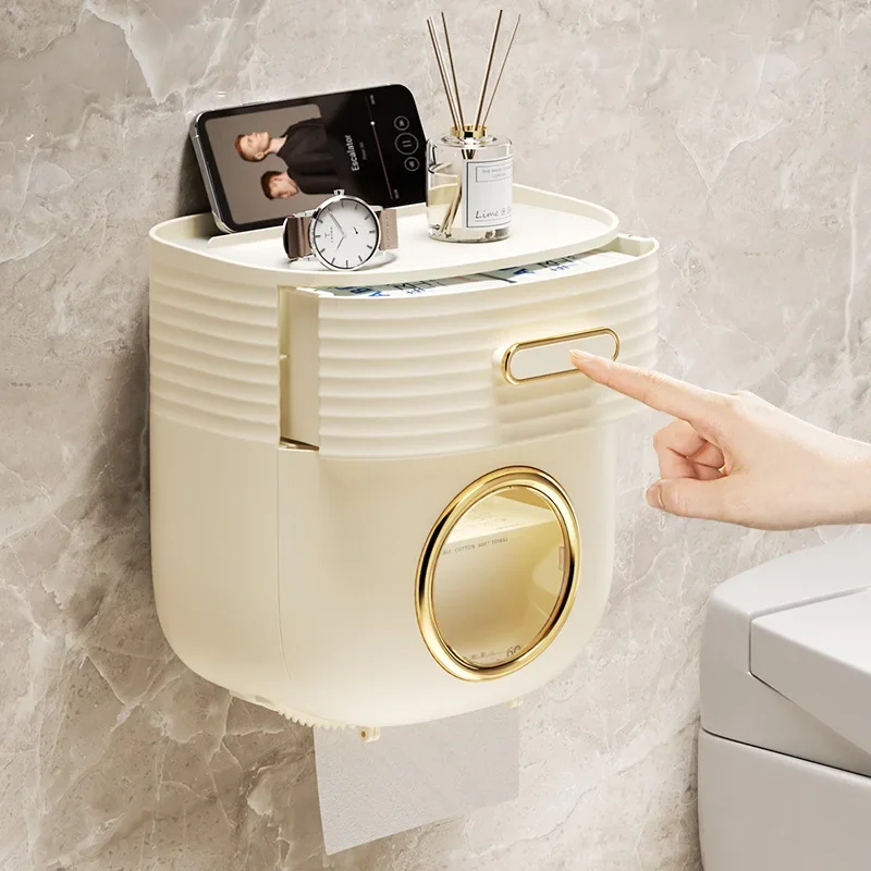 porte-papier-toilette-blanc-etagere-de-rangement-pour-salle-de-bain-boite-de-rangement-boite-a-mouchoirs-etagere-de-rangement-pour-salle-de-bain-sans-percage-accessoires-de-rangement-pour-salle-de-bain-etanche